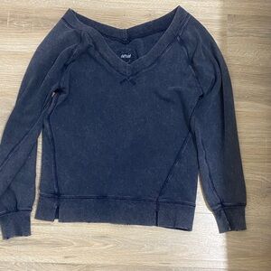 Aerie Dark Blue Knit Top